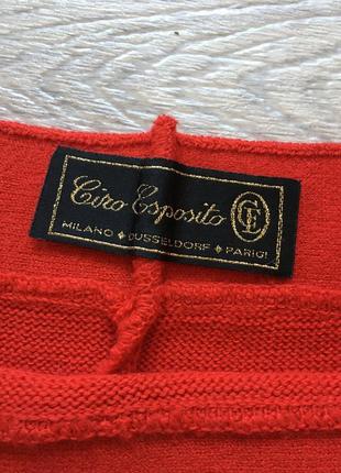 Трикотажная юбка -карандаш шерстяная итальянский бренд ciro esposito4 фото