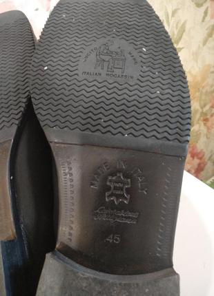 Кожаные туфли италия5 фото