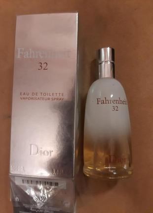 Туалетная вода dior dior fahrenheit 32 100 ml. ,
