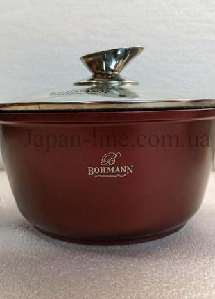 Каструля bohmann bh 150-28 brown 6,3 л