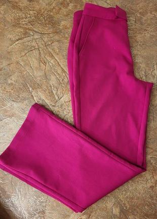 Штани жіночі жіночі рожеві фіолетові фукси 34 змійка2 фото