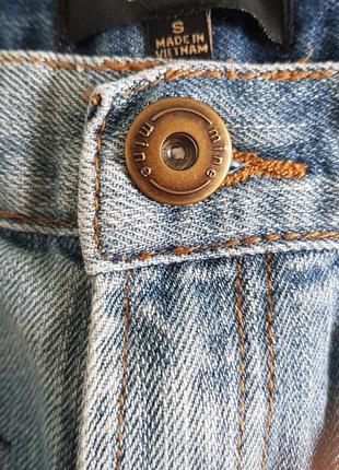 Нові джинсові шорти з хрестами короткі mine s m7 фото