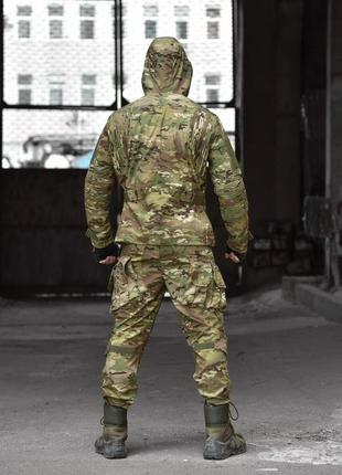 Військова форма ріп стоп мультикам весняний костюм з наколінниками для військових3 фото