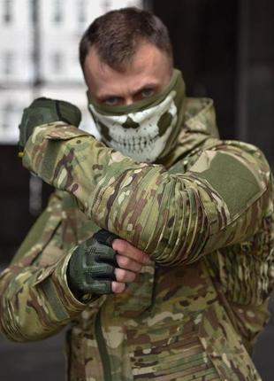 Військова форма ріп стоп мультикам весняний костюм з наколінниками для військових6 фото
