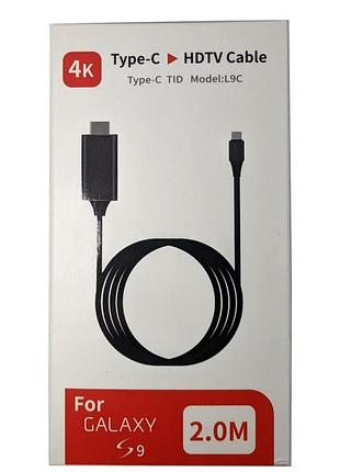 Type-c thunderbolt 3 to hdmi 4к samsung dex macbook кабель пер...