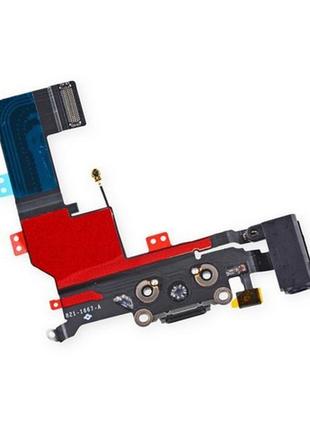 Iphone5s connector charge with audio flex orig black