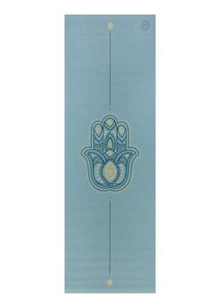 Килимок для йоги bodhi leela hamsa light blue 183x60x0.4 см1 фото