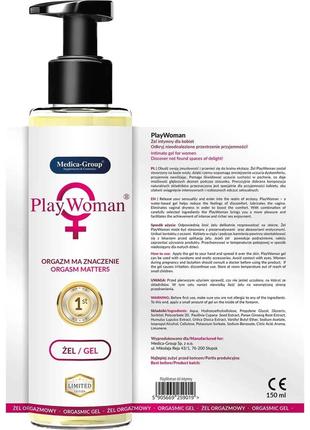 Интимный гель для усиления оргазма женский medica playwoman 150 мл польша