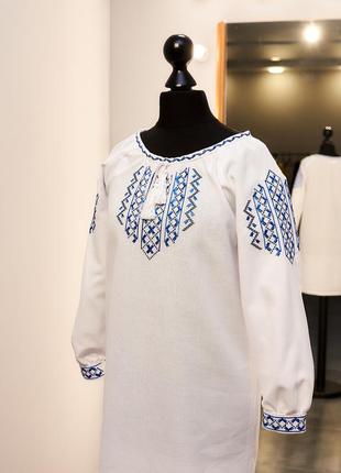 Вышиванка женская с длинным рукавом - реглан/вышивка - полтавская гладь, оникс/цвет -...