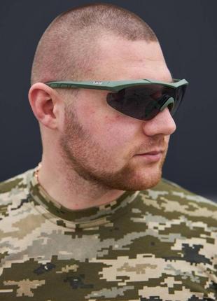 Тактичні окуляри зі змінними лінзами 5.11 олива