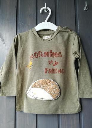 Кофта з ежиком sfera 12-18 кофточка реглан свитер