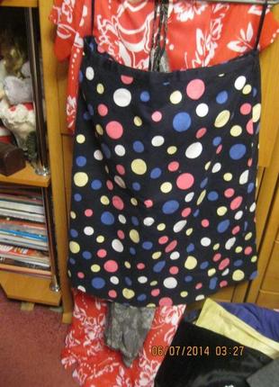 Юбка в горах 48-50 l лен laura ashley