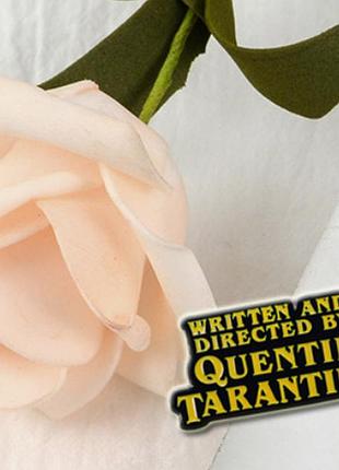 Брошь значок пин брошка металл written and directed by quentin tarantino тарантино