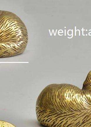 Набор 4шт фигурка статуэтка сувенир латунная кот кошка котик кошеня металл латунь