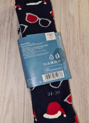 Дитячі новорічні шкарпетки махрові 2 пари pepperts німеччина 27-305 фото