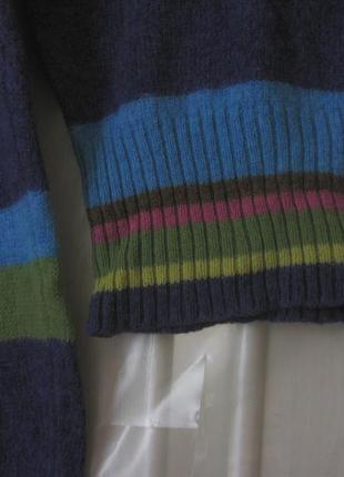 Ретро джемпер-свитерок в полоску3 фото