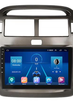 Штатная магнитола lesko для lexus ls iii рестайлинг 2003-2006 экран 9" 4/64gb 4g wi-fi gps top 5шт