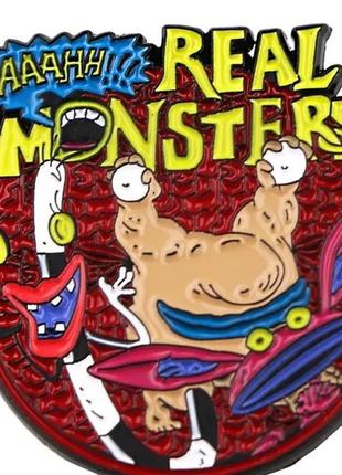 Брошка-брешка значок пін метал монстри real monsters