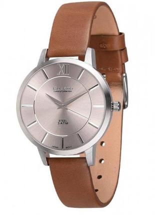 Наручний годинник guardo s06194-1 срібло\коричневий