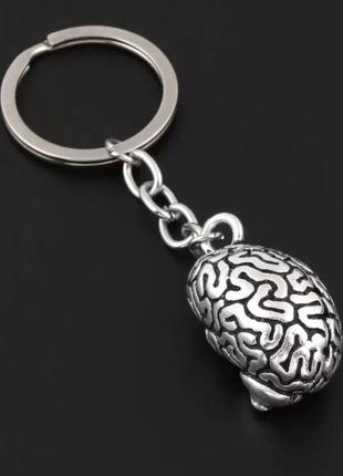 Брелок на ключі металів — чудовий сталевий об’ємний мозок