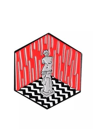 Брошь брошка пин значок художник картина девушка куб статуя вене́ра мило́сская