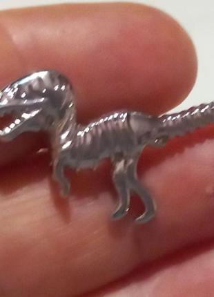 Брошь брошка пин значок металл динозавр дракон ящер2 фото