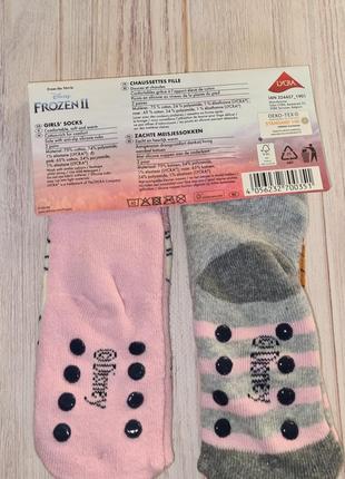 Детские носки махровые  холодное сердце  2 пары lupilu девочке 23-263 фото
