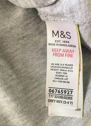 Платье m&amp;s для девочки 3-4 года 98-104см5 фото