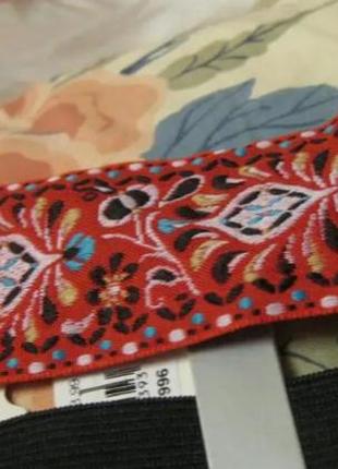 Повязка обруч заколка новая узоры цветная франция стильная