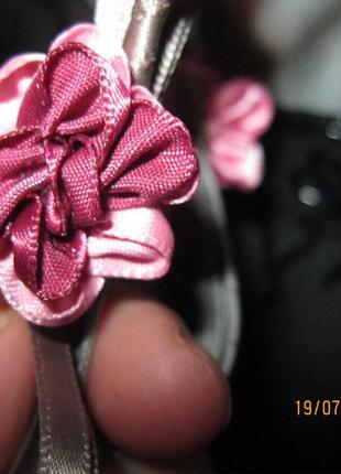 Бусы ожерелье атлас серо-фиолетов колье4 фото