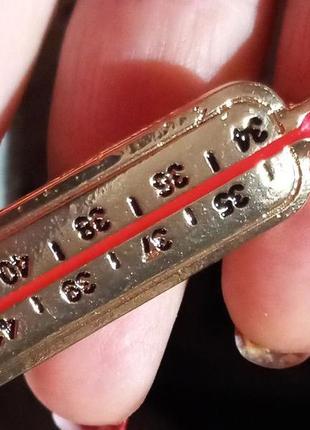 Медицинская брошь брошка знак значок врач доктор градусник термометр металл