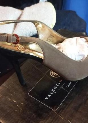 Босоножки туфли от валентина юдашкина эко замша 36.5 р отличная удобная стильная модель