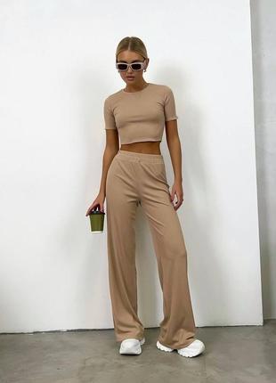 500 грн🩷жіночий костюм топ брюки