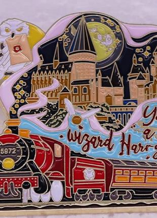 Велика брошка-брашка значок пін поїзд гаррі потер harry potter wizard harry train
