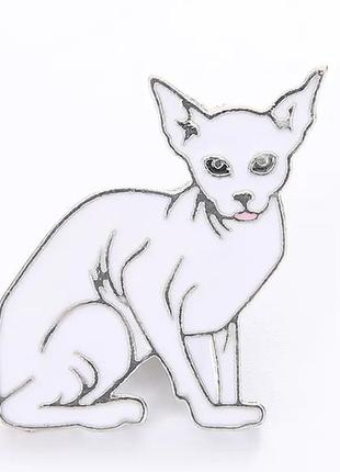Брошка-чорниця значок пін кіт, мета, біла лисиця