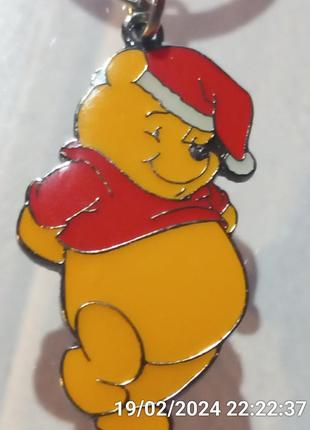 Брелок на ключі метал ведмедик винни пух winnie the pooh дисней фірмовий