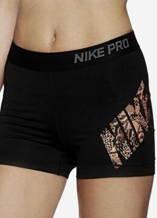 Спортивные шорты шортики короткие велосипедки найк nike pro dri fit черные nikepro1 фото