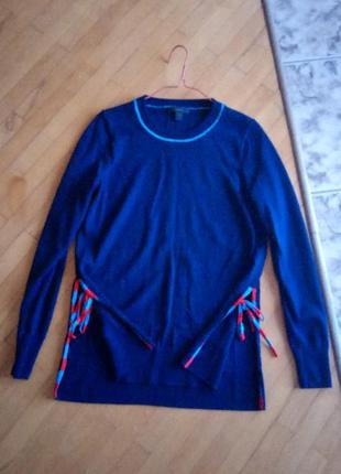 Бомбезный 100 merinowool фирменный джемпер j.crew s р. 5