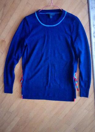 Бомбезный 100 merinowool фирменный джемпер j.crew s р. 10