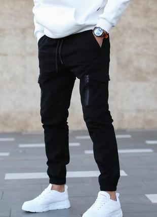 Мужские джогеры   джинси з карманами на манжеті4 фото