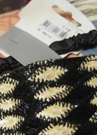 Важка обручка обручка обручка нова під шкіру чорна франція стильна стеганна