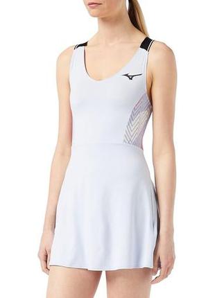 Женское платье  mizuno mrb amplify dress white/black/grey (l) k2gh9715u-01 l1 фото