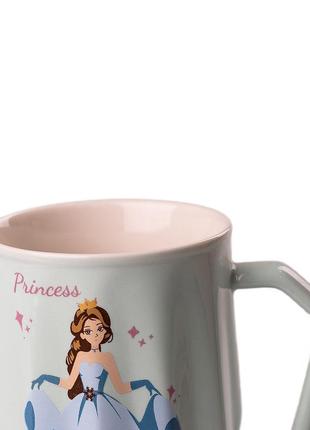 Чашка керамічна 450 мл діснеєвська принцеса3 фото