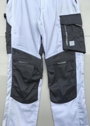 Робочі штани, малярські, захисні ardon summer h5623 біло-сірий р.46, s5 фото