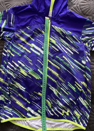 Куртка вітровка з капюшоном underarmour storm fast lane для дівчат - розмір ymd heatgear4 фото