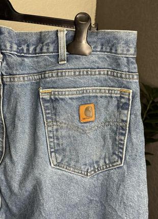 Джинси carhartt stw relaxed fit jeans blue5 фото