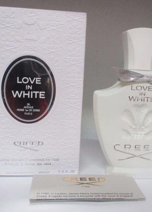 Creed love in white,  75мл  ниша!2 фото