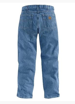 Джинси carhartt stw relaxed fit jeans blue1 фото