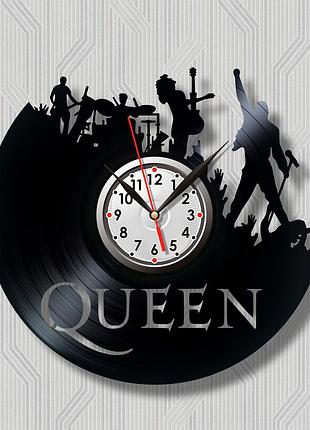Часы виниловые queen музыкальная група силуеты артистов часы queen часы музыка группа часы размер 30 см