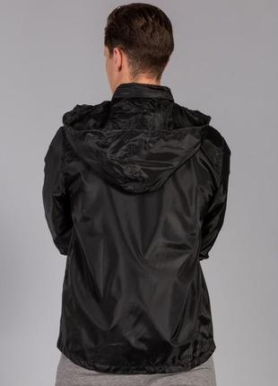 Куртка чоловіча joma rainjacket iris чорний l 100087.100 l3 фото